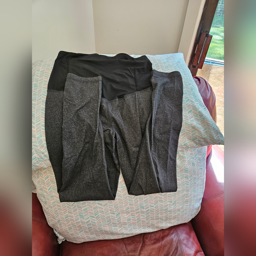 Hello Miz Women's Maternity Pants Black Stretchy Size S